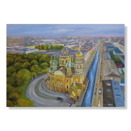 Ein Gemälde von St. Petersburg
