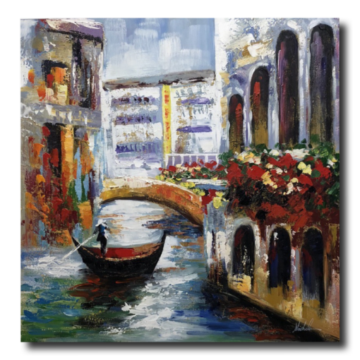 Ein Gemälde von Venedig