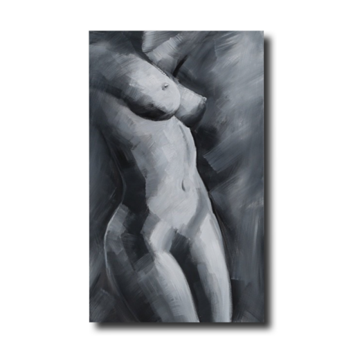 Ein Gemälde einer nackten Frau