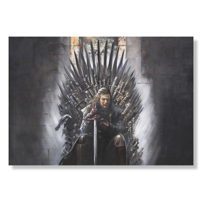 Ein Gemälde mit Game of Thrones