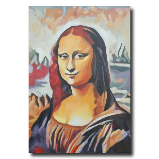 Ein Gemälde der Mona Lisa