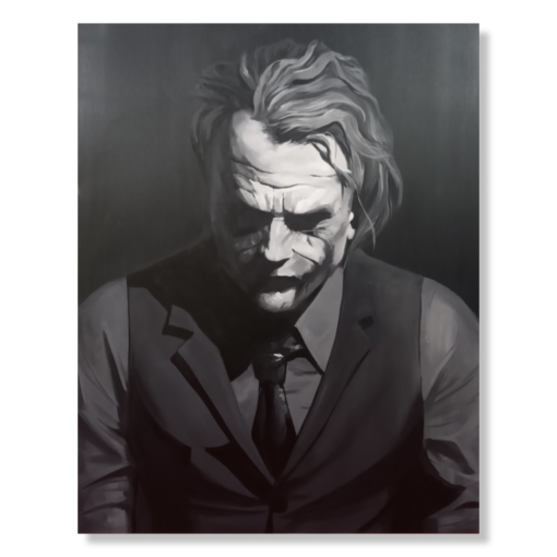 Ein Gemälde mit dem Joker aus Batman