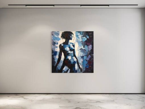 Ein Gemälde in Impasto-Technik von Il Scimmia - Psyche
