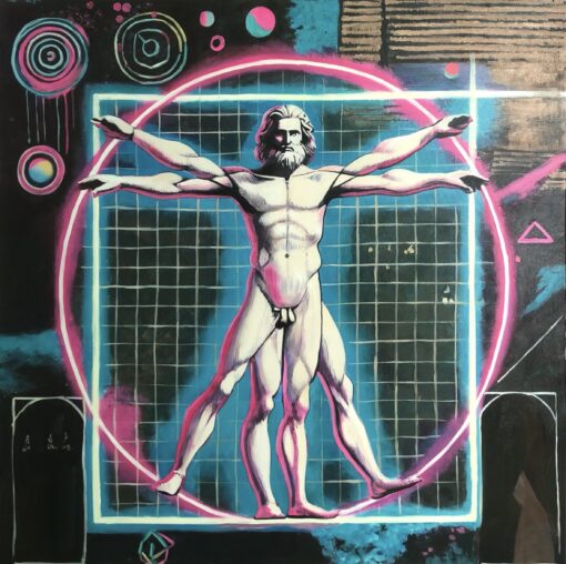 Ein Gemälde von Il Scimmia, Vitruvian Redux