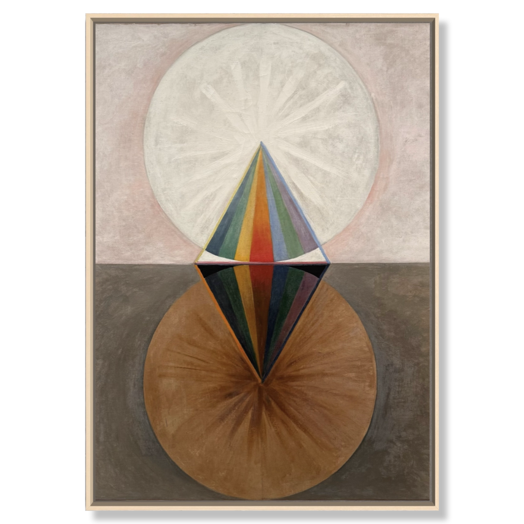 Leinwand mit dem Künstler Hilma af Klint – The Swan No. 12 (1915)