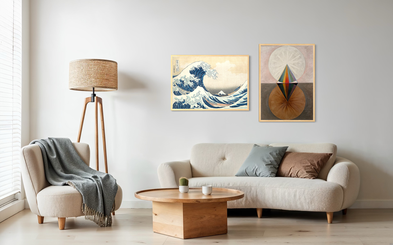 Spiritual Wave – Poster Collection | Hilma af Klint & Hokusai | Kunstlager